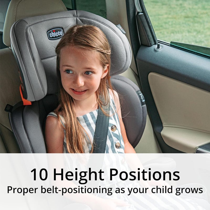 Chicco KidFit ClearTex Plus 2-in-1 Belt-Positioning Booster Car Seat 40-110 lbs, Lilac - Image 2